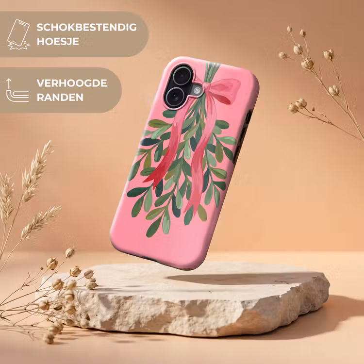Telefoonhoesje Toughcase - Plant - Lint - Roze — 5