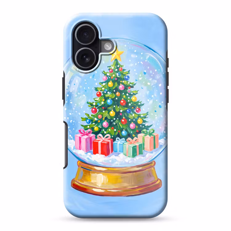 Telefoonhoesje Toughcase - Sneeuwbol - Kerst - Cadeaus — 1