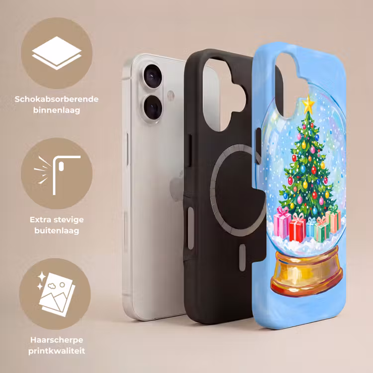 Telefoonhoesje Toughcase - Sneeuwbol - Kerst - Cadeaus — 3