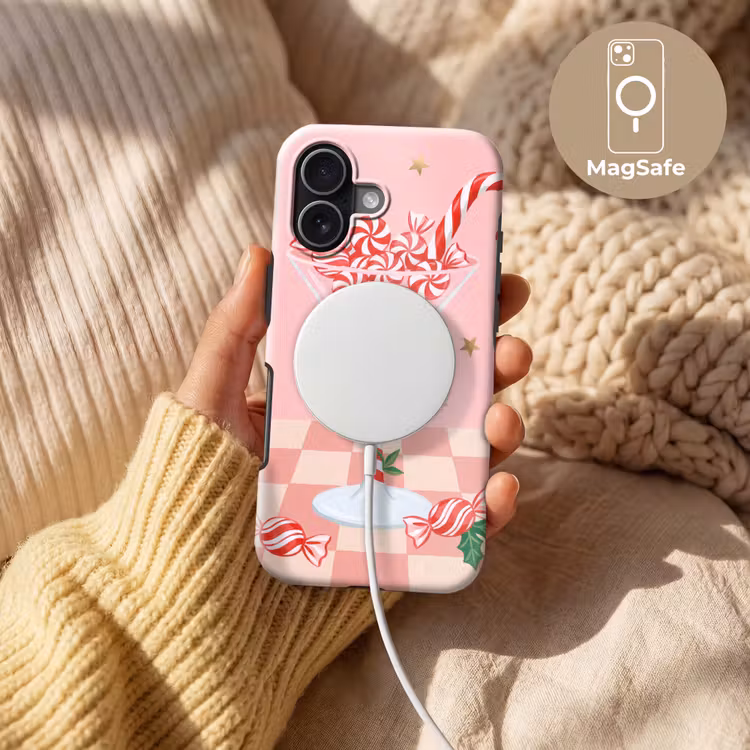 Telefoonhoesje Toughcase - Snoep - Glas - Roze — 8
