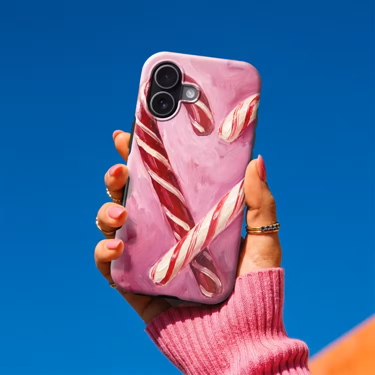 Telefoonhoesje Toughcase - Snoep - Hart - Roze — 2
