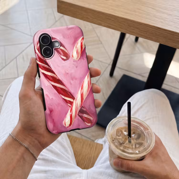 Telefoonhoesje Toughcase - Snoep - Hart - Roze — 4