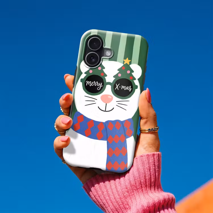 Telefoonhoesje Toughcase - Dier - Winter - Cartoon — 2
