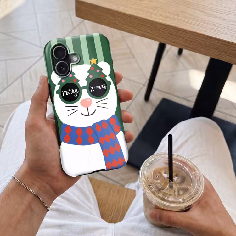 Telefoonhoesje Toughcase - Dier - Winter - Cartoon — 4