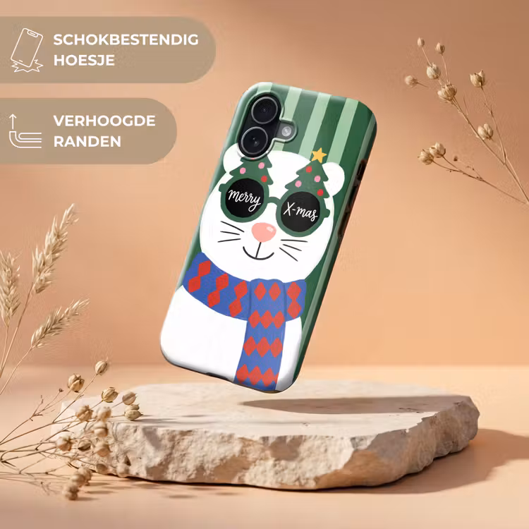 Telefoonhoesje Toughcase - Dier - Winter - Cartoon — 5