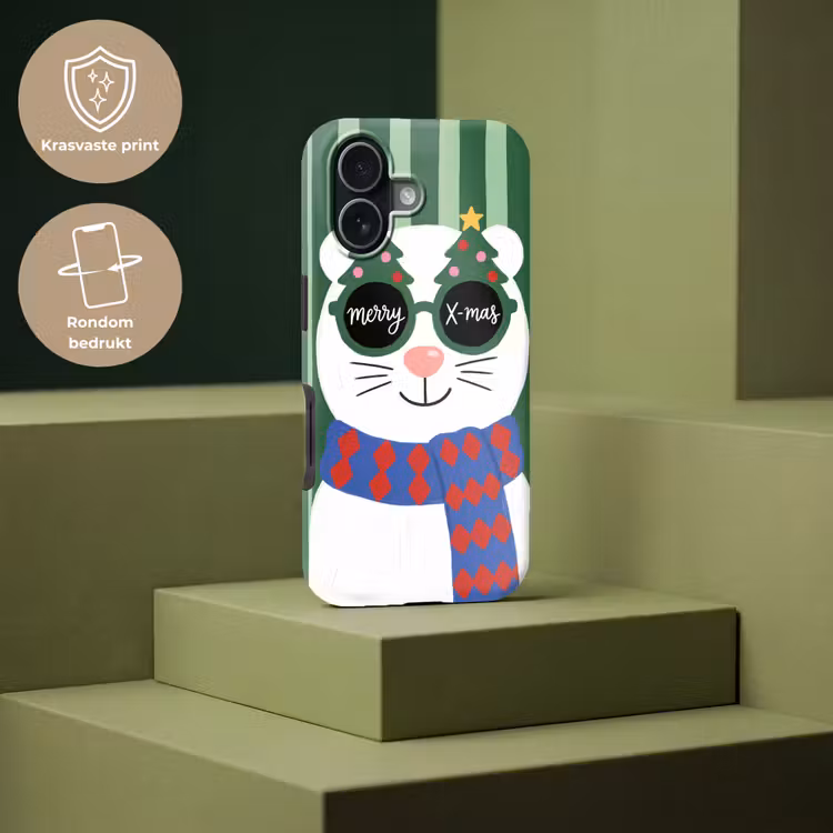 Telefoonhoesje Toughcase - Dier - Winter - Cartoon — 7