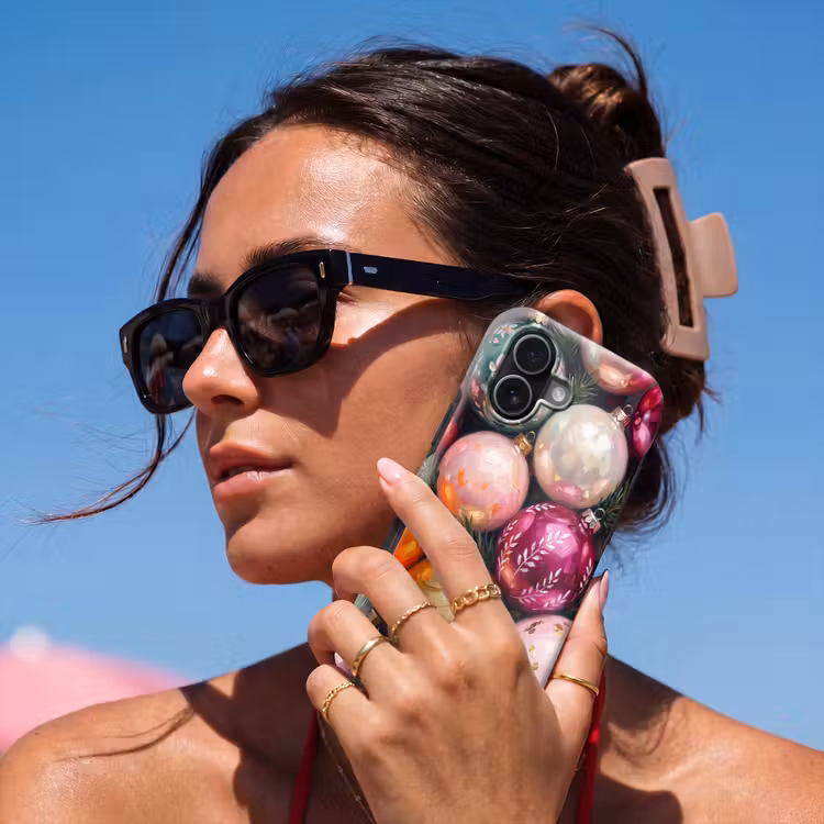 Telefoonhoesje Toughcase - Kerstballen - Kleurrijk - Feest — 6