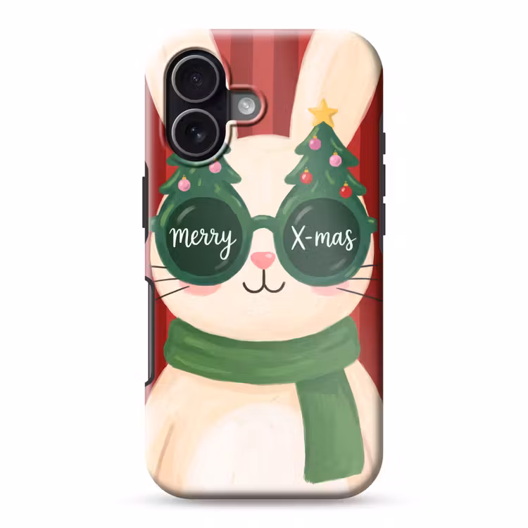 Telefoonhoesje Toughcase - Konijn - Kerst - Dieren — 1