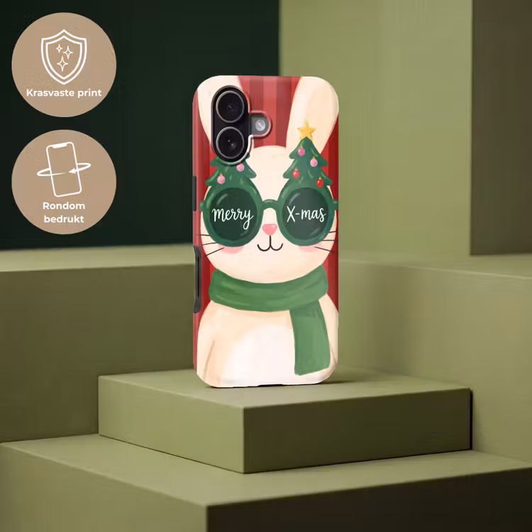Telefoonhoesje Toughcase - Konijn - Kerst - Dieren — 7