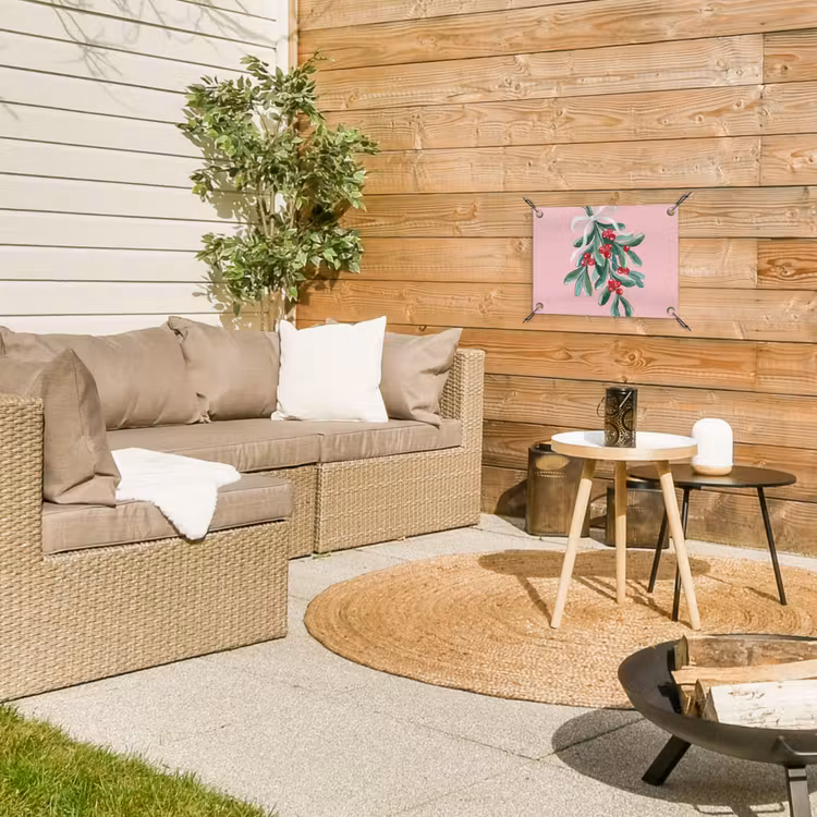 Tuinposter - Plant - Kerst - Roze — 4