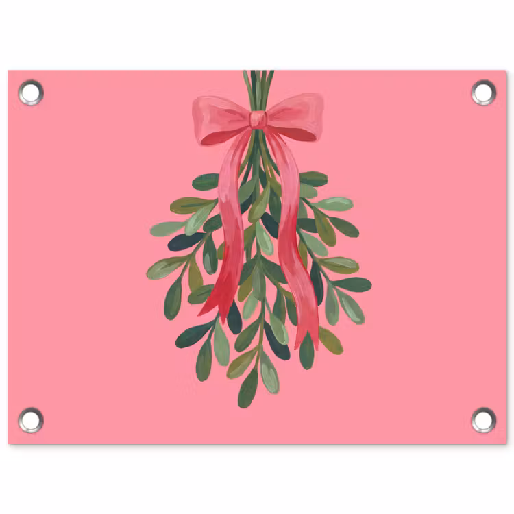 Tuinposter - Plant - Lint - Roze — 1