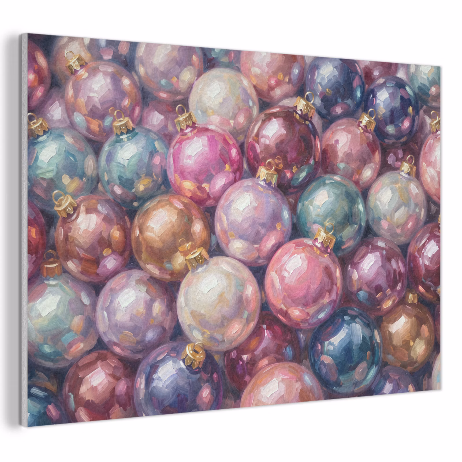 Akoestisch schilderij - Kerstdecoratie - Kleurrijk - Feest — 1