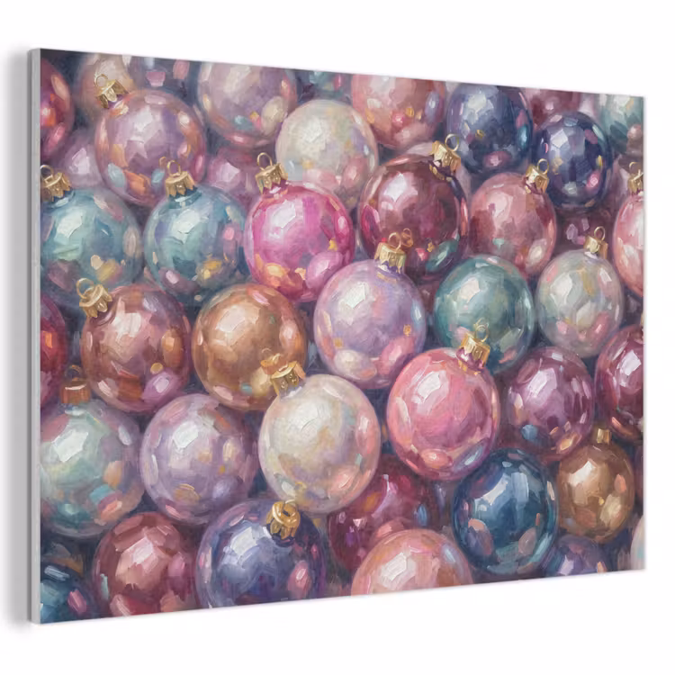 Akoestisch schilderij - Kerstdecoratie - Kleurrijk - Feest — 1