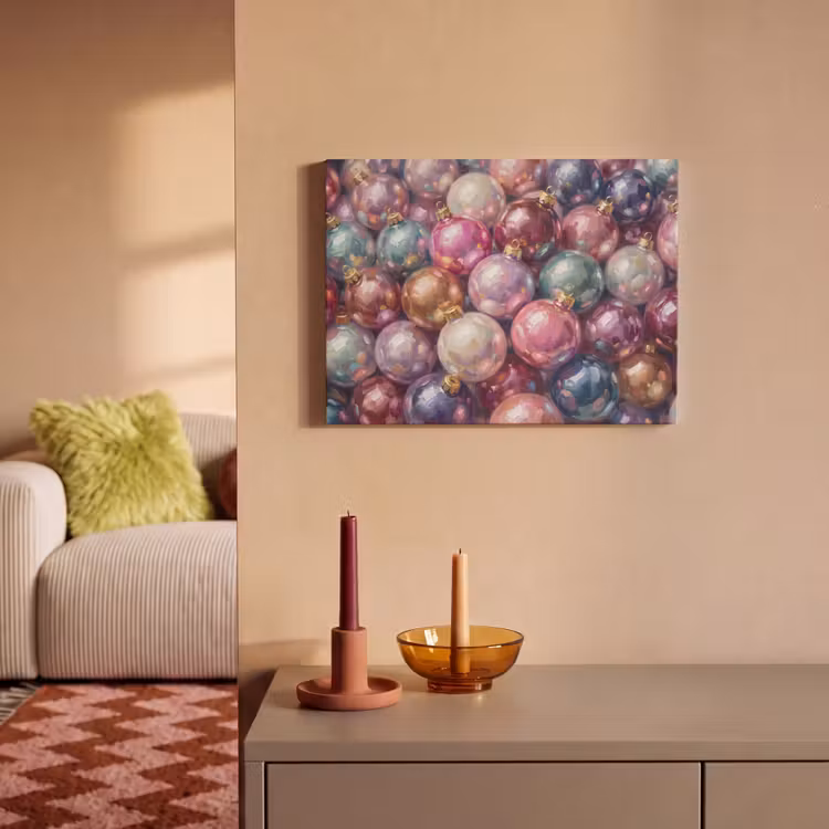 Akoestisch schilderij - Kerstdecoratie - Kleurrijk - Feest — 2