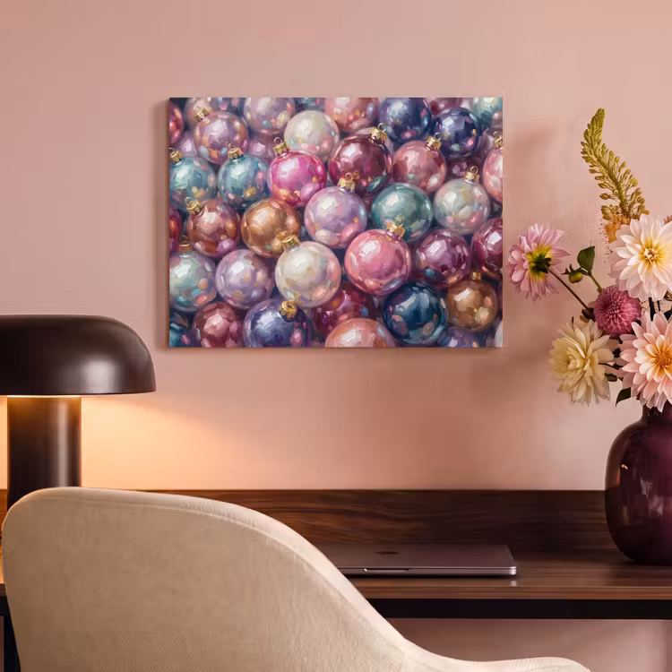 Akoestisch schilderij - Kerstdecoratie - Kleurrijk - Feest — 4
