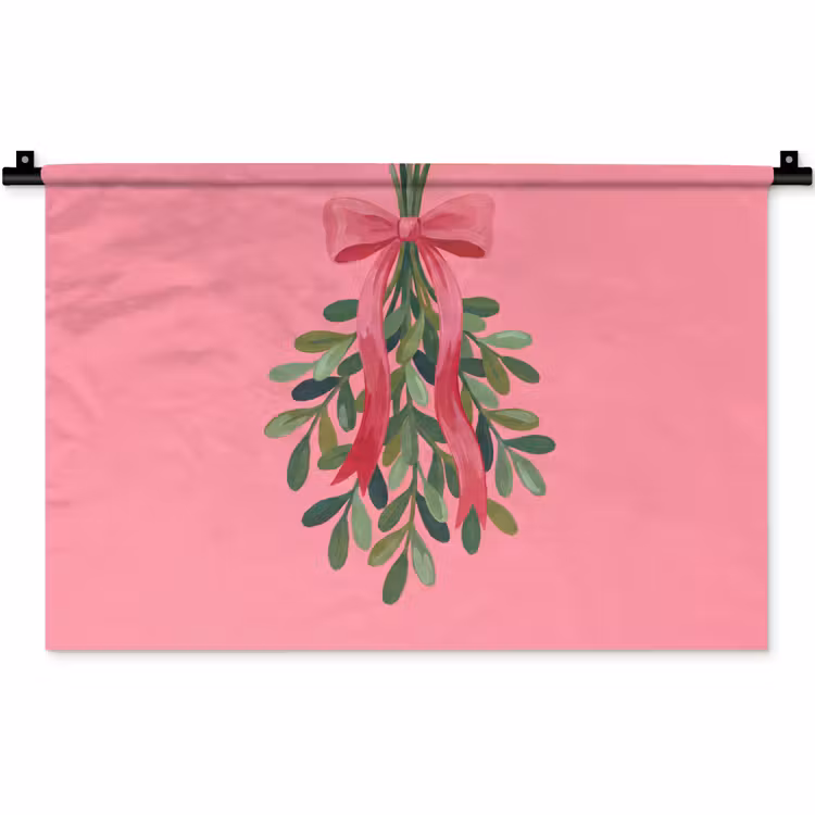 Wandkleed - Plant - Lint - Roze — 1