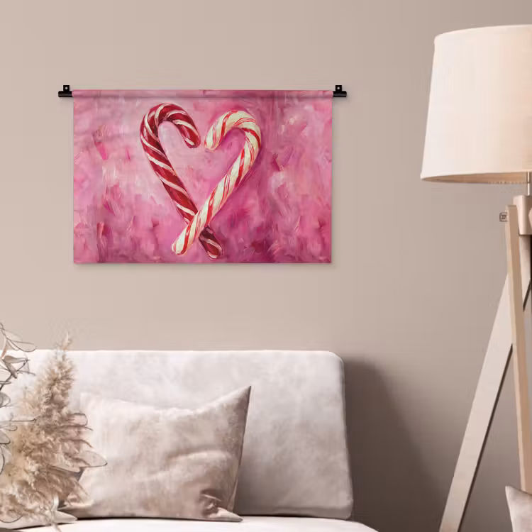 Wandkleed - Snoep - Hart - Roze — 2