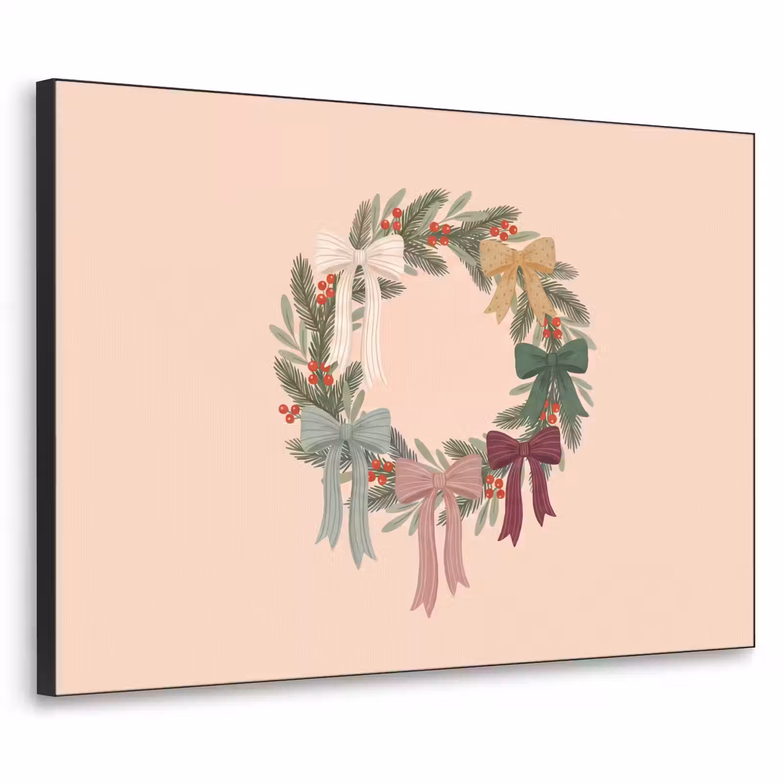 Art frame - Kerstkrans - Strikken - Kerst — 1