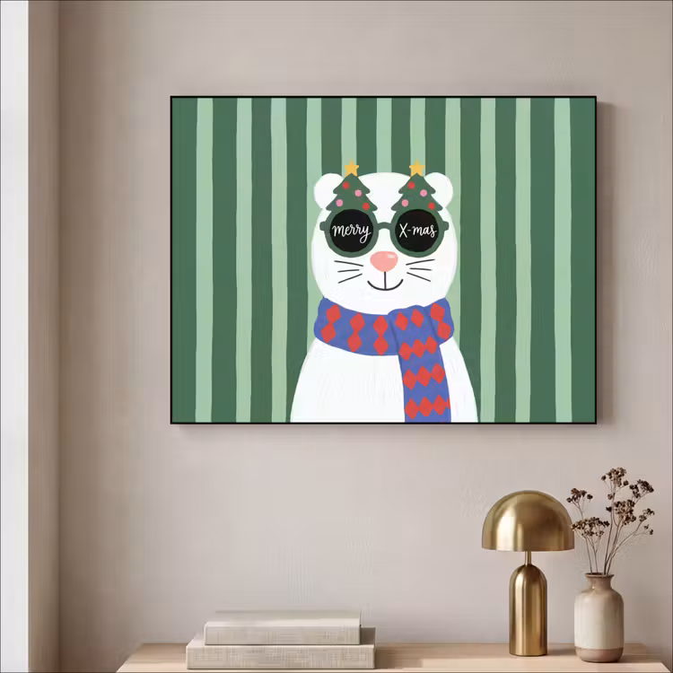 Art frame - Dier - Winter - Cartoon — 5