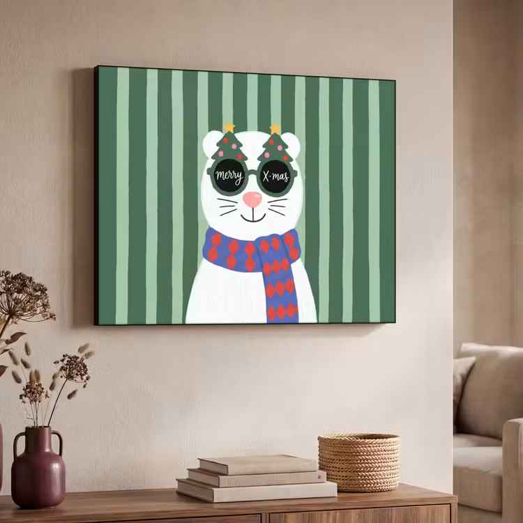 Art frame - Dier - Winter - Cartoon — 7