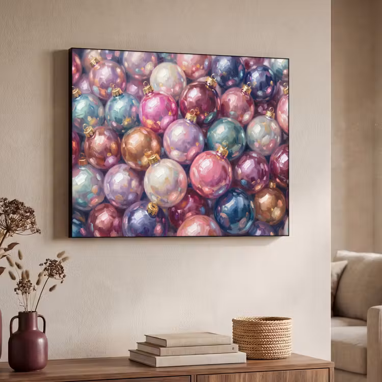 Art frame - Kerstdecoratie - Kleurrijk - Feest — 7