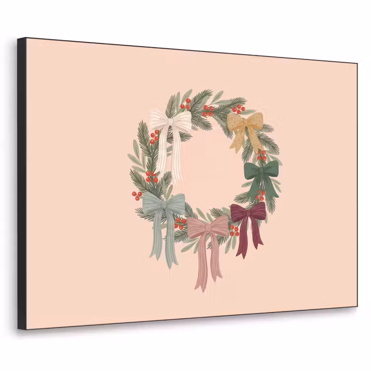 Art frame - Kerstkrans - Strikken - Kerst — 1