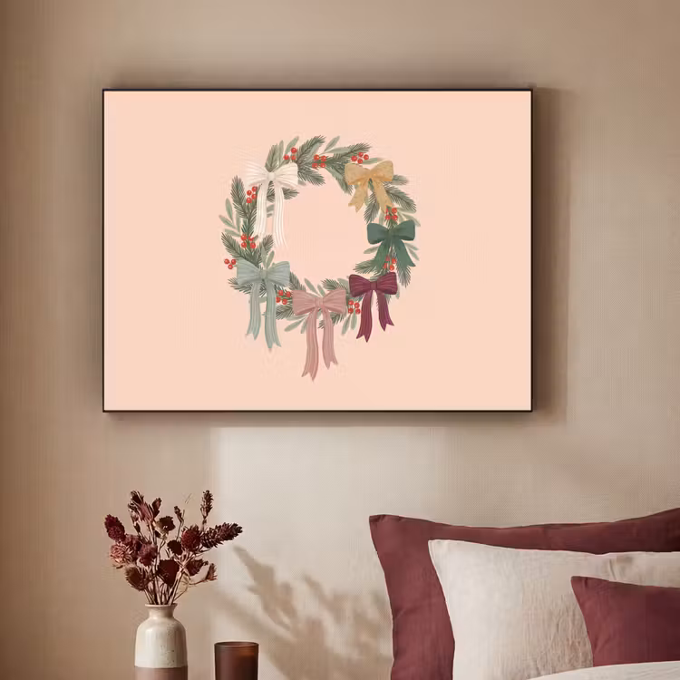 Art frame - Kerstkrans - Strikken - Kerst — 3