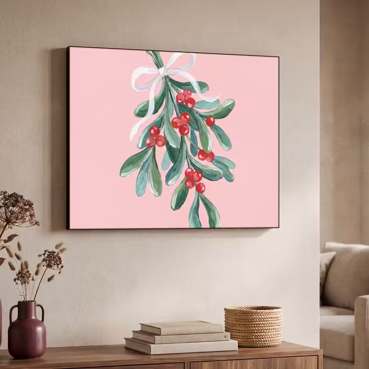 Art frame - Plant - Kerst - Roze — 7