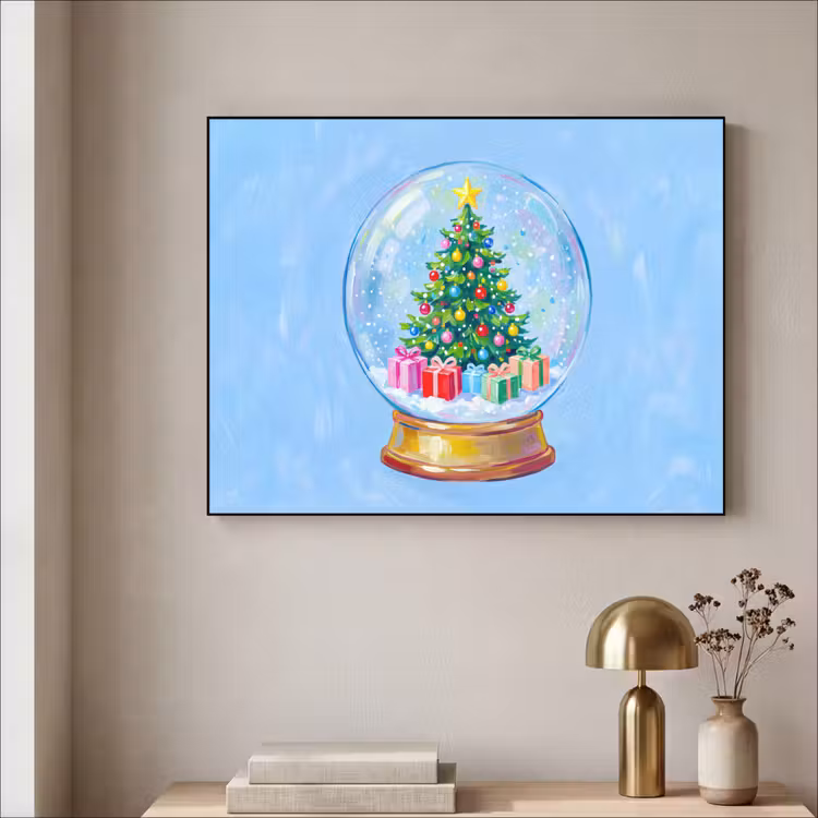 Art frame - Sneeuwbol - Kerst - Cadeaus — 5