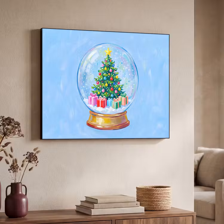 Art frame - Sneeuwbol - Kerst - Cadeaus — 7