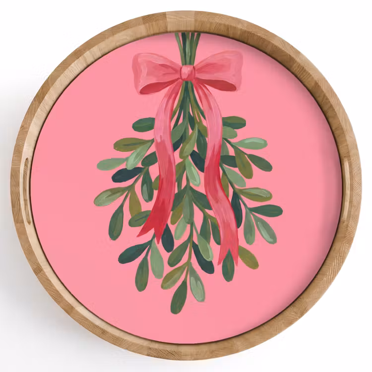 Dienblad - Plant - Lint - Roze — 1