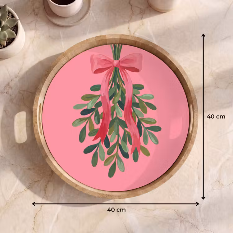 Dienblad - Plant - Lint - Roze — 9