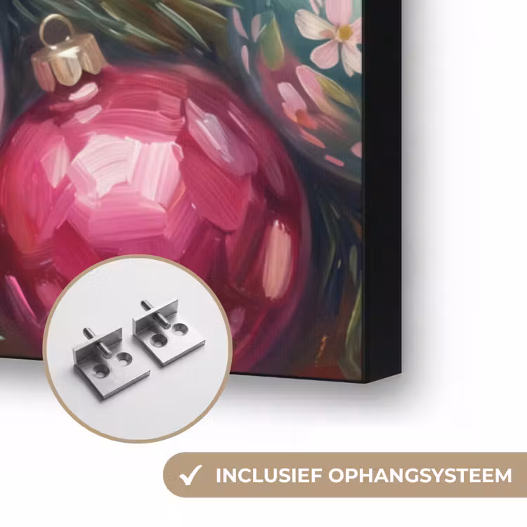 Art frame - Kerstballen - Kleurrijk - Feest — 6