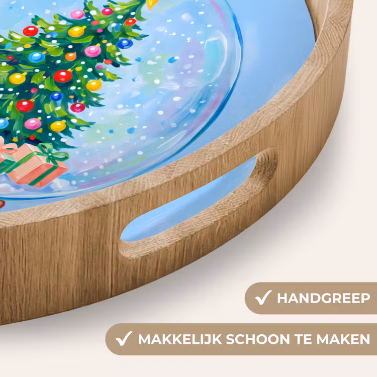 Dienblad - Sneeuwbol - Kerst - Cadeaus — 5