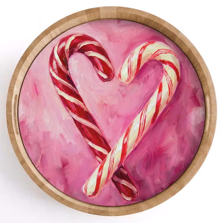 Dienblad - Snoep - Hart - Roze — 1