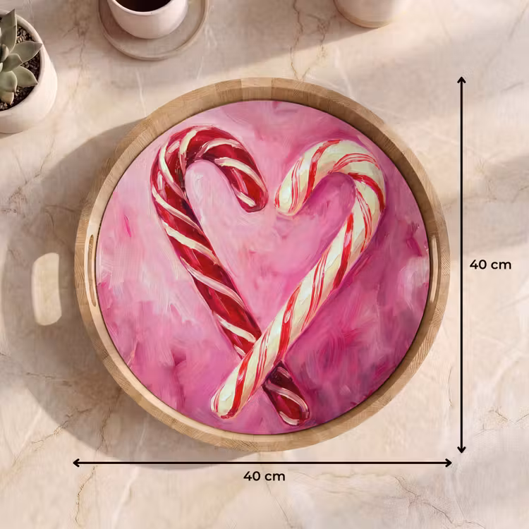 Dienblad - Snoep - Hart - Roze — 9