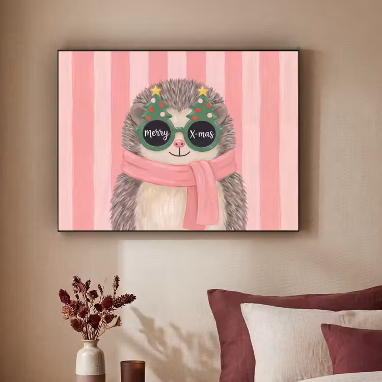 Art frame - Egel - Kerst - Illustratie — 3