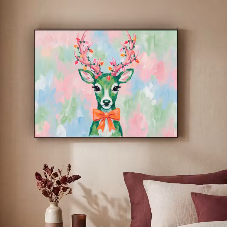 Art frame - Hert - Kerst - Dieren — 3