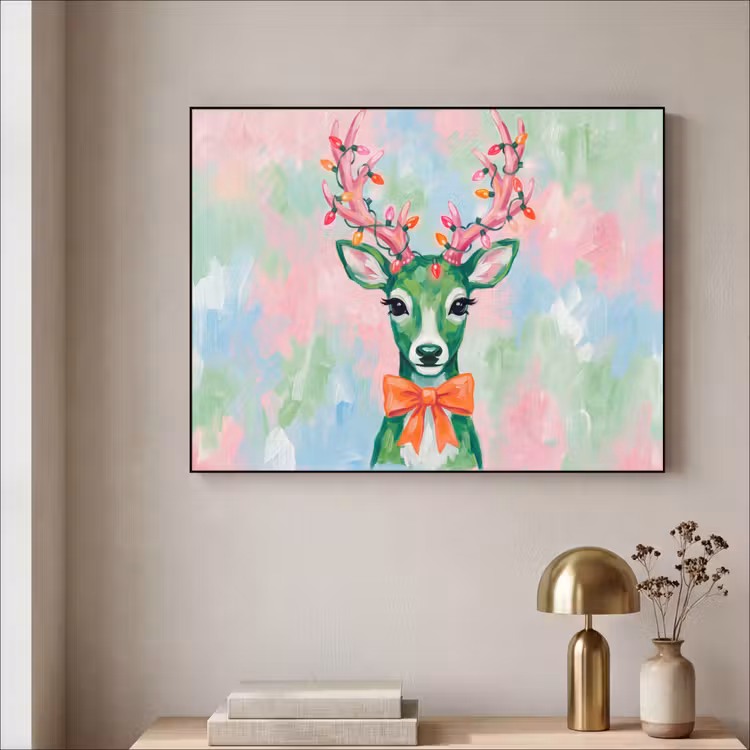 Art frame - Hert - Kerst - Dieren — 5