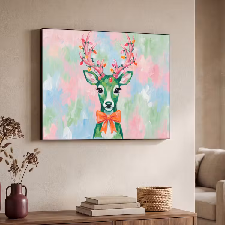 Art frame - Hert - Kerst - Dieren — 7