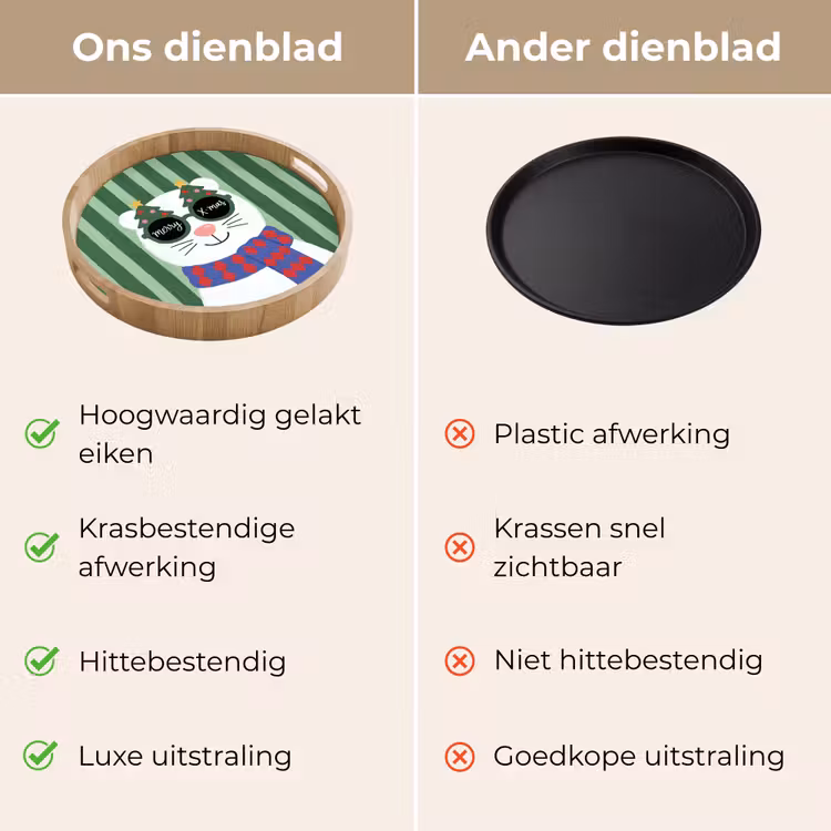 Dienblad - Dier - Winter - Cartoon — 3