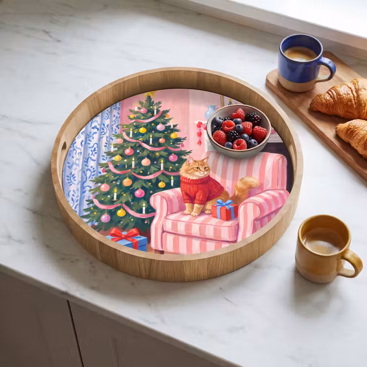 Dienblad - Kat - Kerst - Interieur — 4