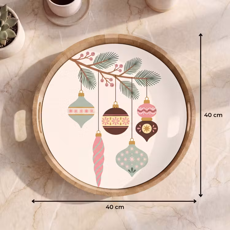 Dienblad - Kerst - Ornamenten - Tak — 9
