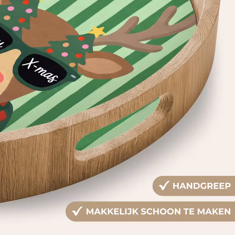 Dienblad - Rendier - Kerst - Illustratie — 5
