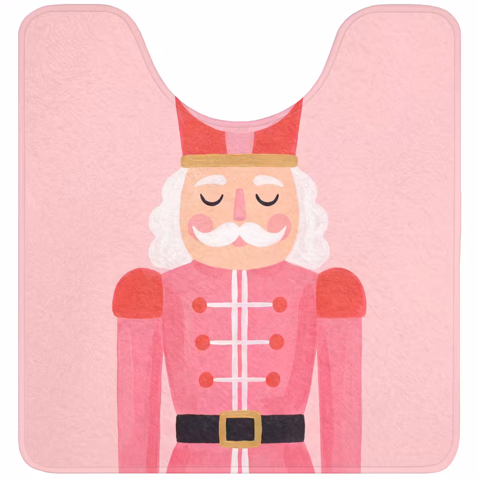 WC Mat - Notenkraker roze illustratie — 1