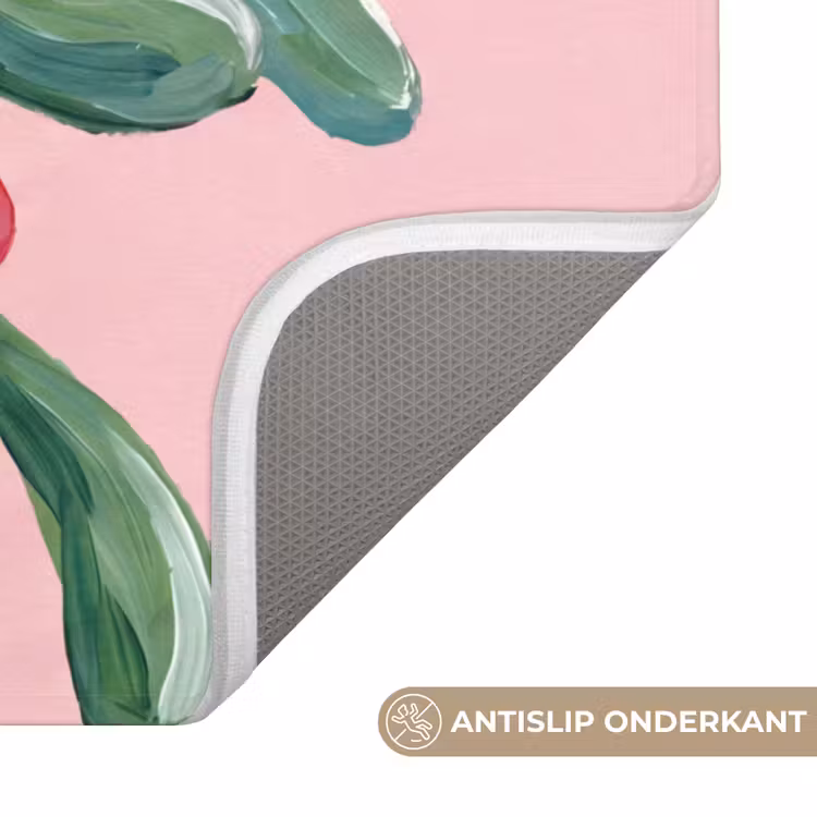 WC Mat - Plant - Kerst - Roze — 4