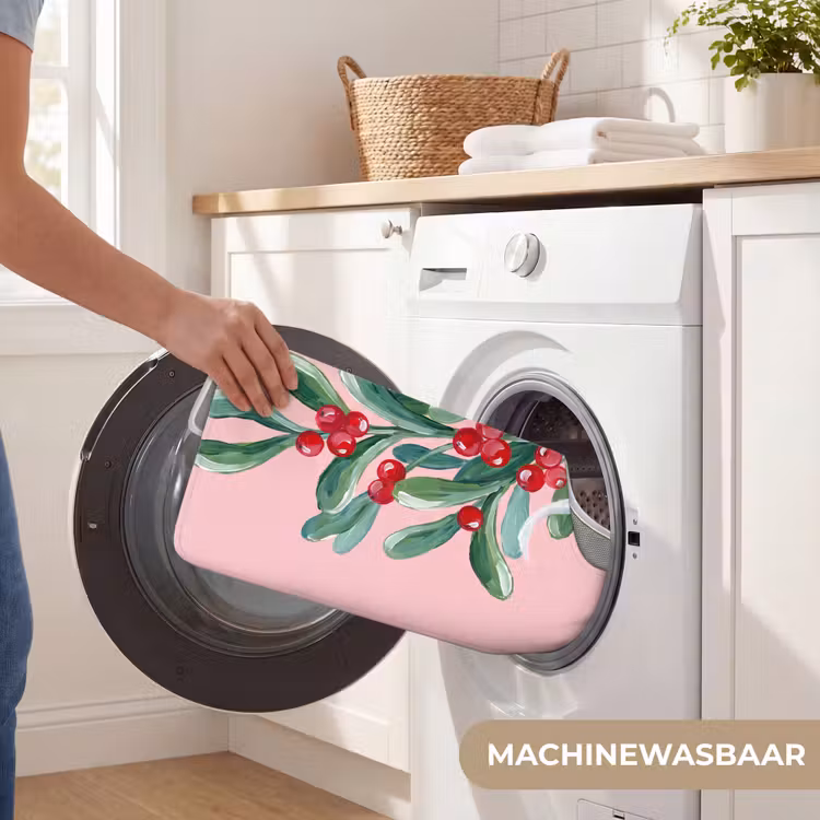 WC Mat - Plant - Kerst - Roze — 6