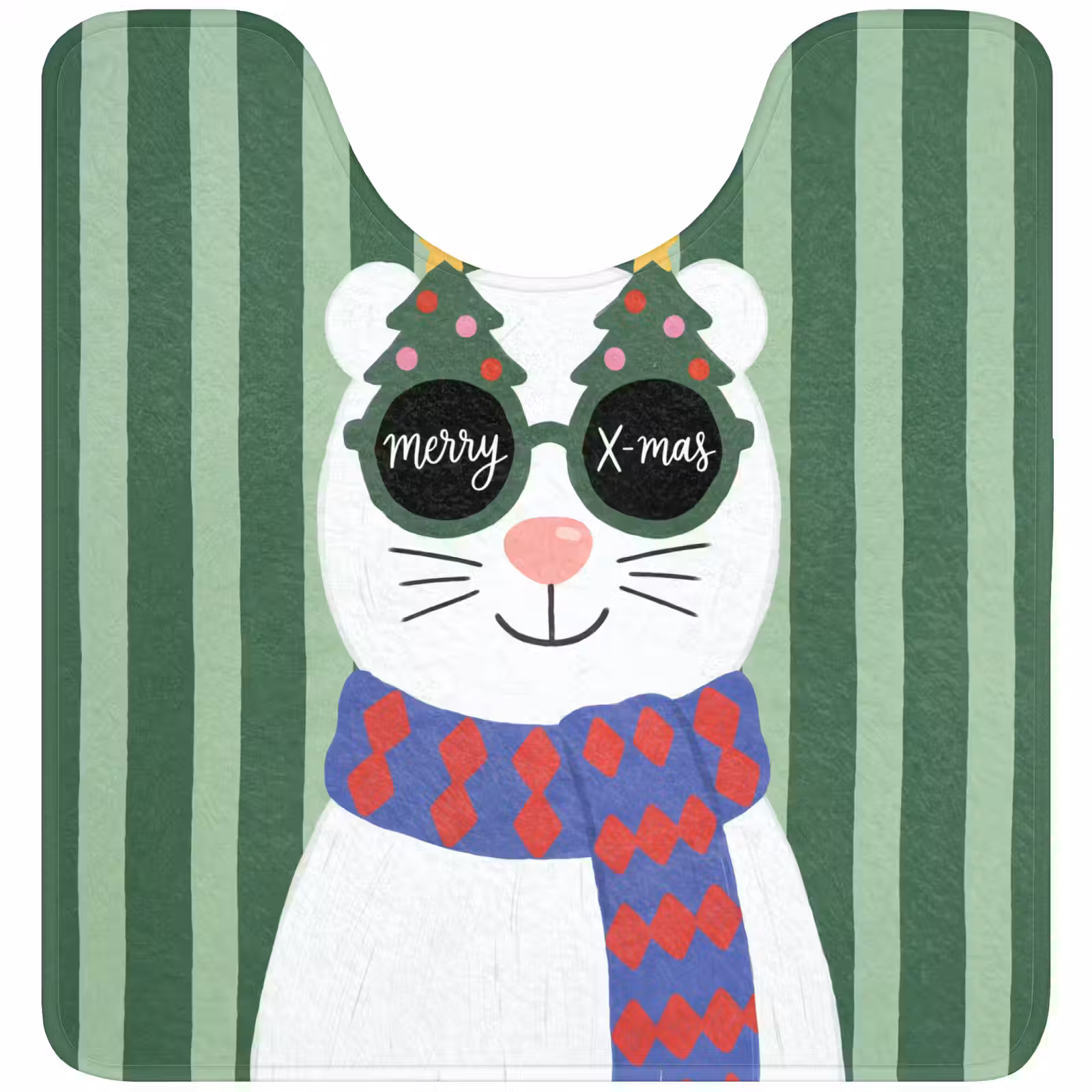 WC Mat - Dier - Winter - Cartoon — 1