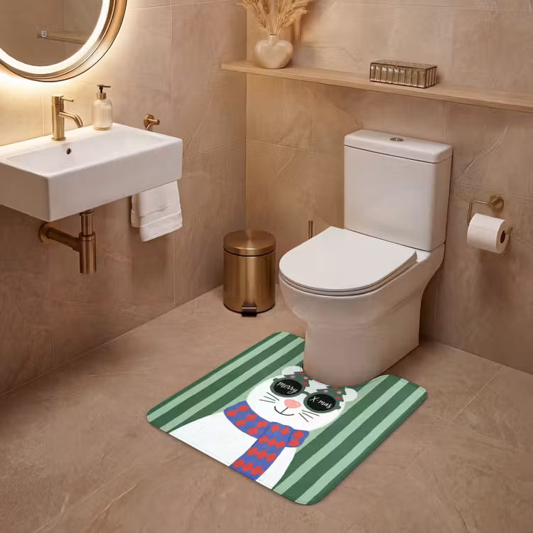 WC Mat - Dier - Winter - Cartoon — 3