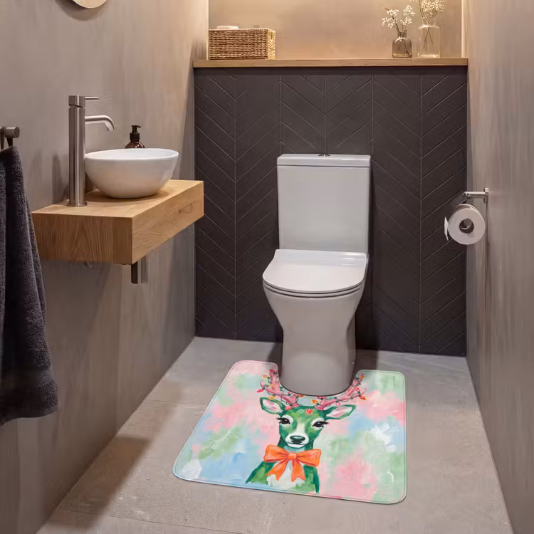 WC Mat - Hert - Kerst - Dieren — 2